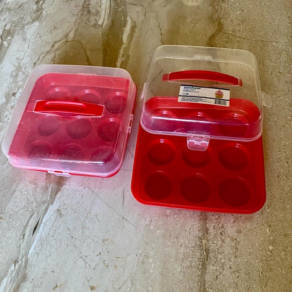 Cupcake muffin carrier container 9x9” - Picture 1 of 2